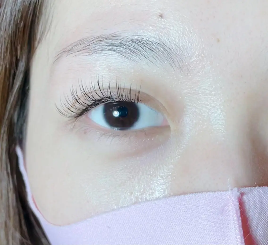 マツエク・マツパ フラットラッシュ Reine eyelashのマツエク・マツパデザイン