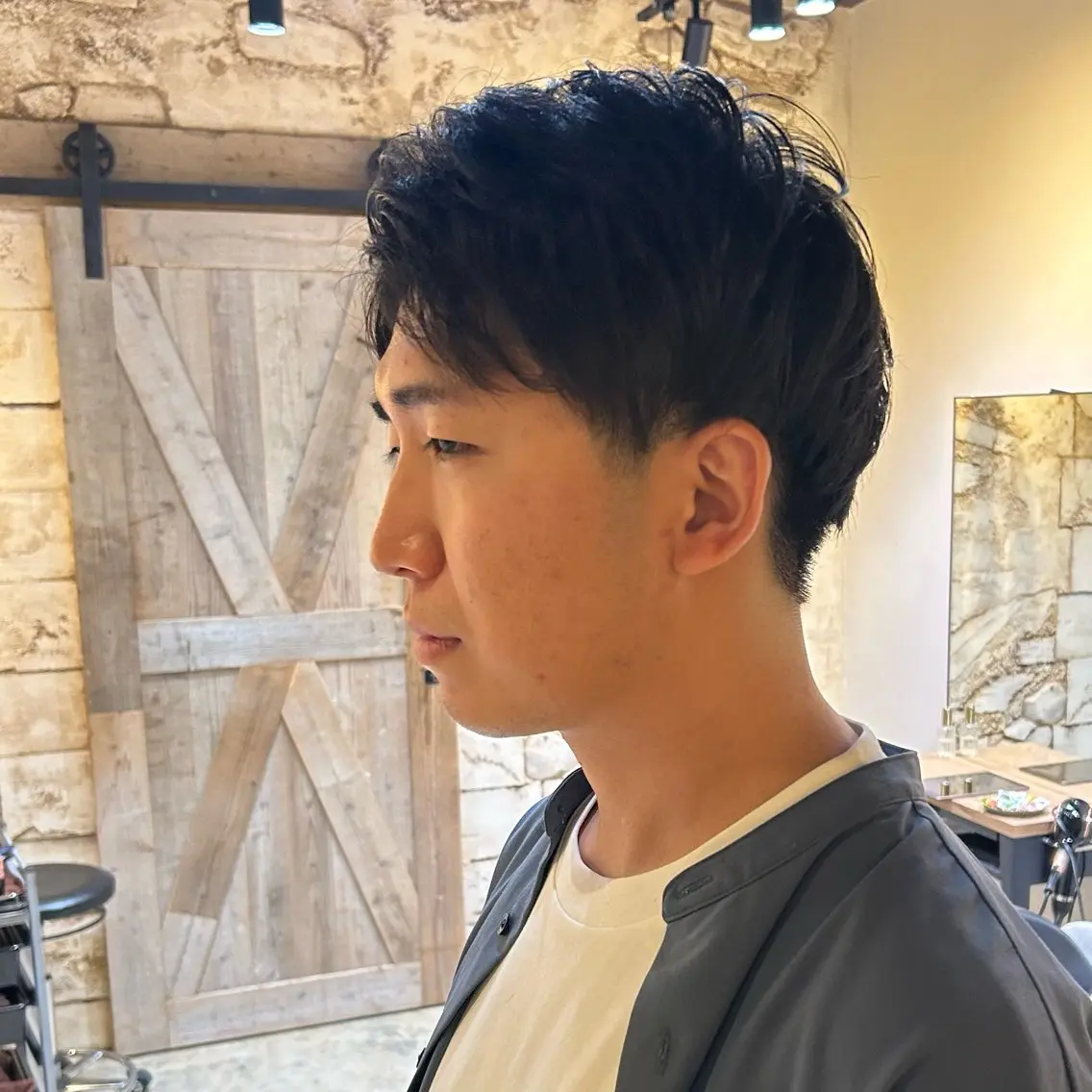 メンズ 北原 紗希のヘアスタイル