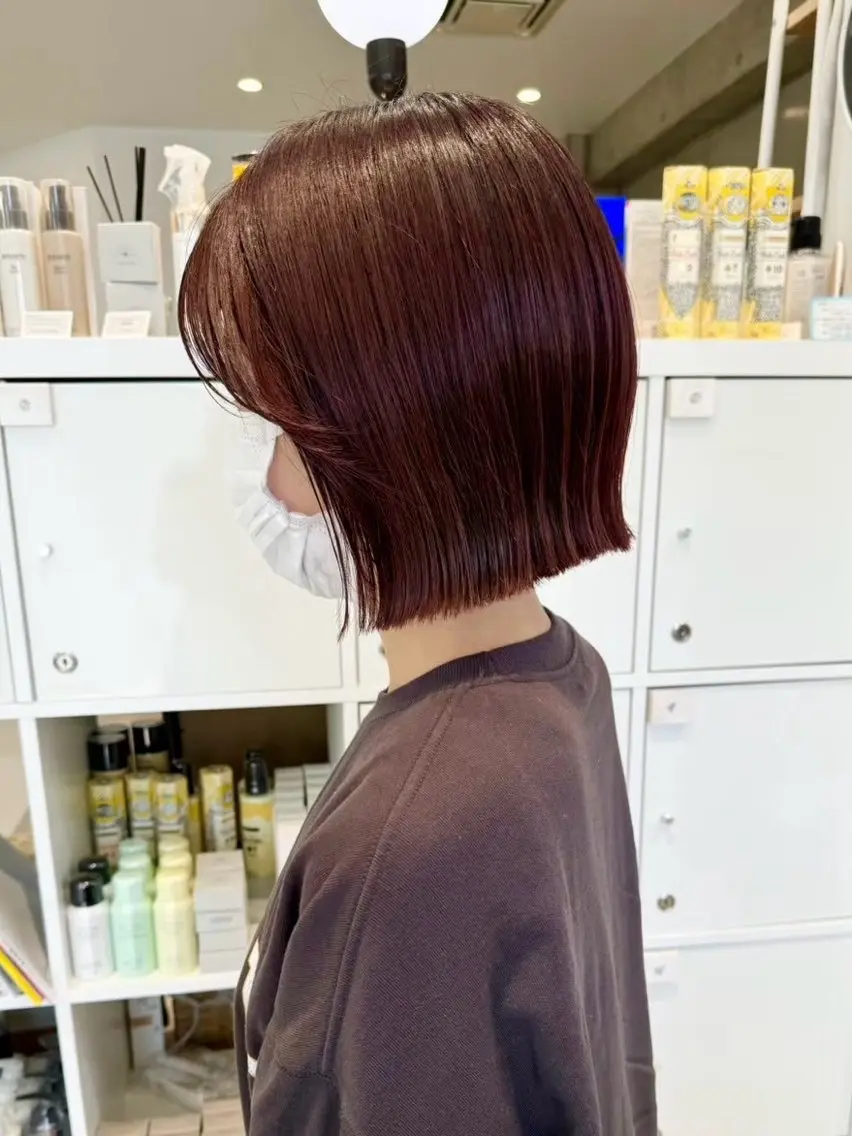ミディアム 山崎結菜 髪質改善💎のヘアスタイル