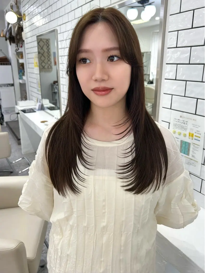 ロング カラー カット ヘアカラー 縮毛矯正 トリートメント LOMARLIE JURIAのヘアスタイル