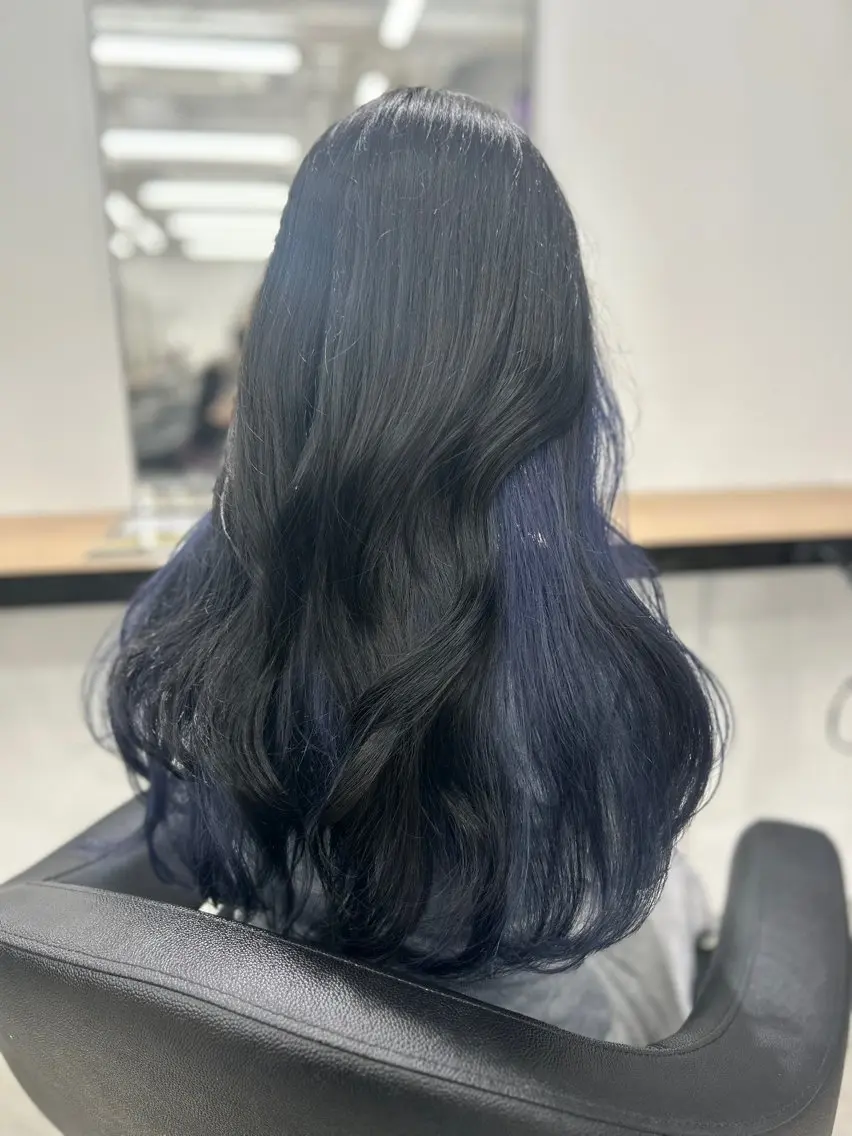 ロング カラー ヘアカラー トリートメント ヘッドスパ ヘアセット YUKA🤍ベージュ /ミルクティーのヘアスタイル