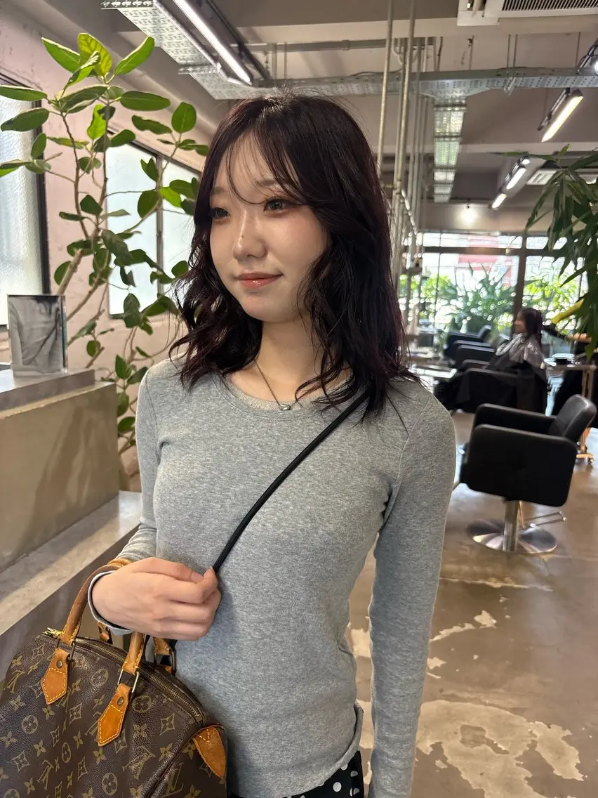 カラー ヘアカラー ハイトーン レイヤー🎀meiのヘアスタイル