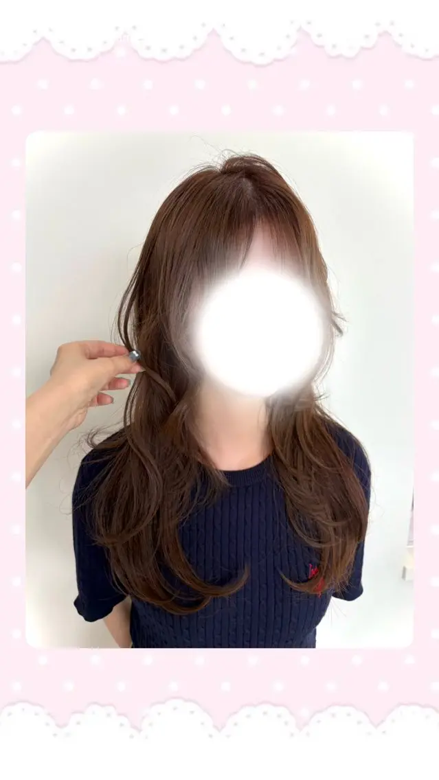 カラー ヘアカラー 河合 愛実のヘアスタイル