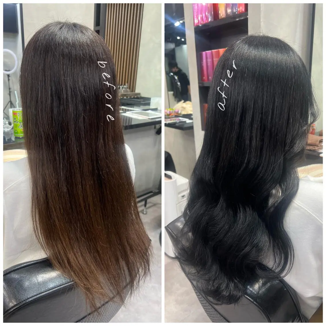 ロング カラー ヘアアレンジ 個室で似合わせ好印象 🧡外山弥千代のヘアスタイル
