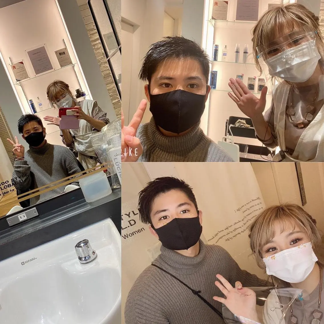 ショート カラー メンズ キッズ ショートボブ メンズショート ボブ ショートヘア ✂︎ショート、ボブ、 レイヤー🩵YUMIのヘアスタイル