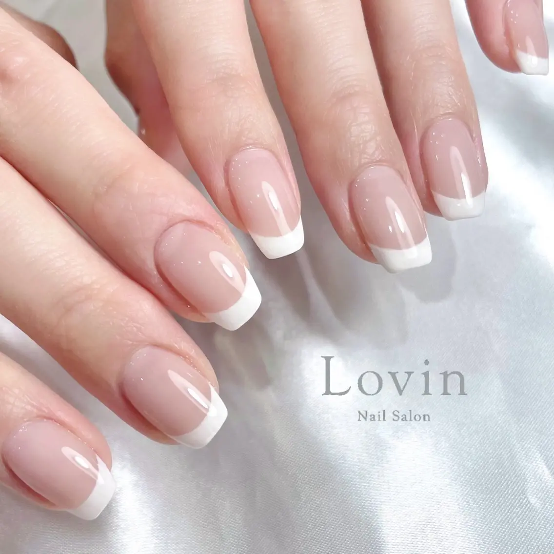 ネイル ジェルネイル オフィスネイル パラジェル ホワイト k-two nailのネイルデザイン