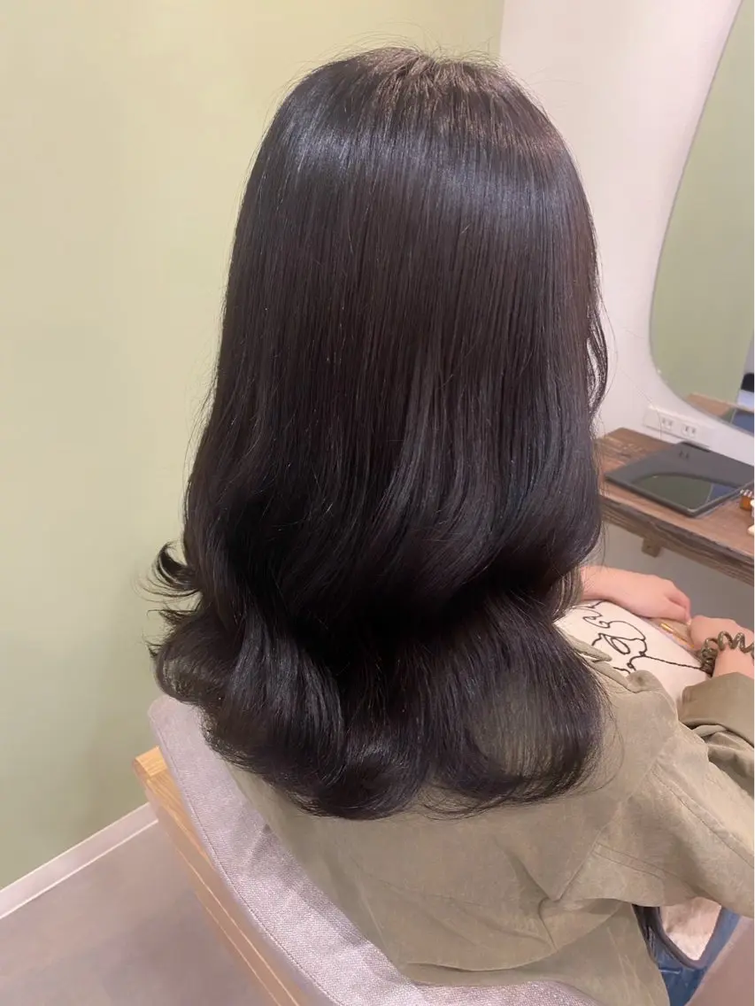 セミロング ヘアカラー 十条/カラー 「yuya」のヘアスタイル
