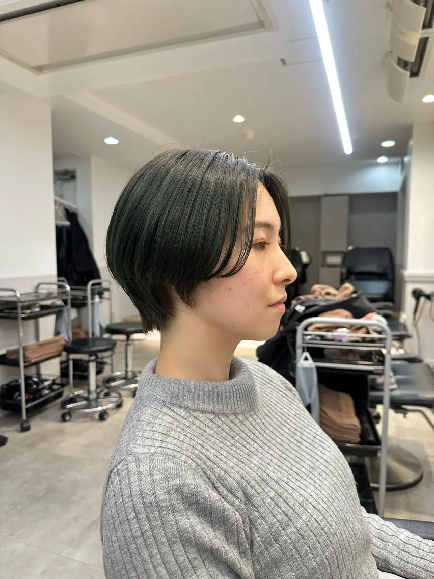 ショート ハンサムショート ショートヘア あいこ/ハンサムショ ート無料/蔵前🌷のヘアスタイル