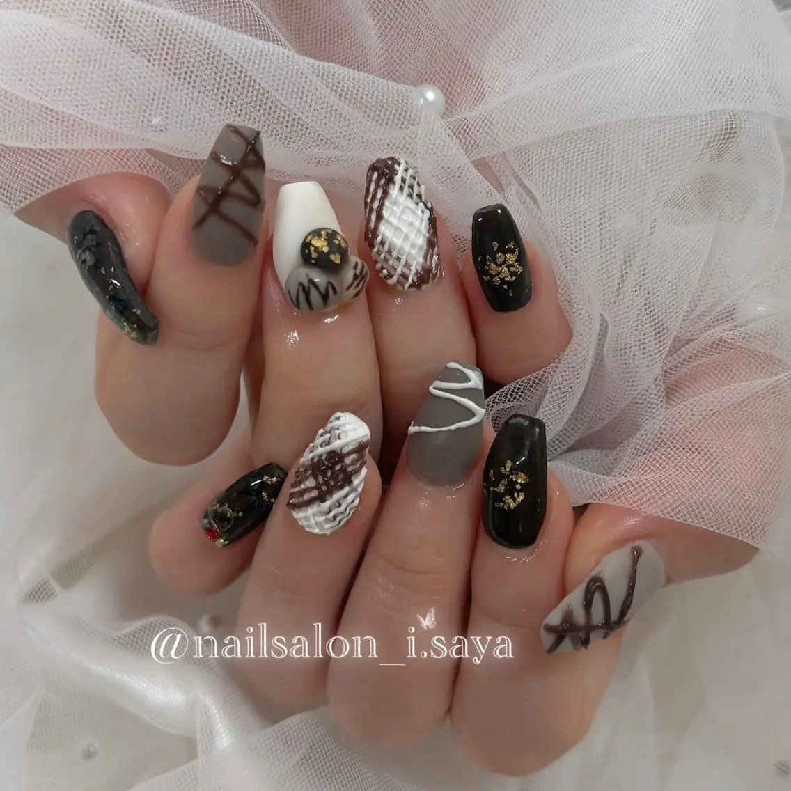 ネイル nailsalon i.／saya𓃠‪のネイルデザイン