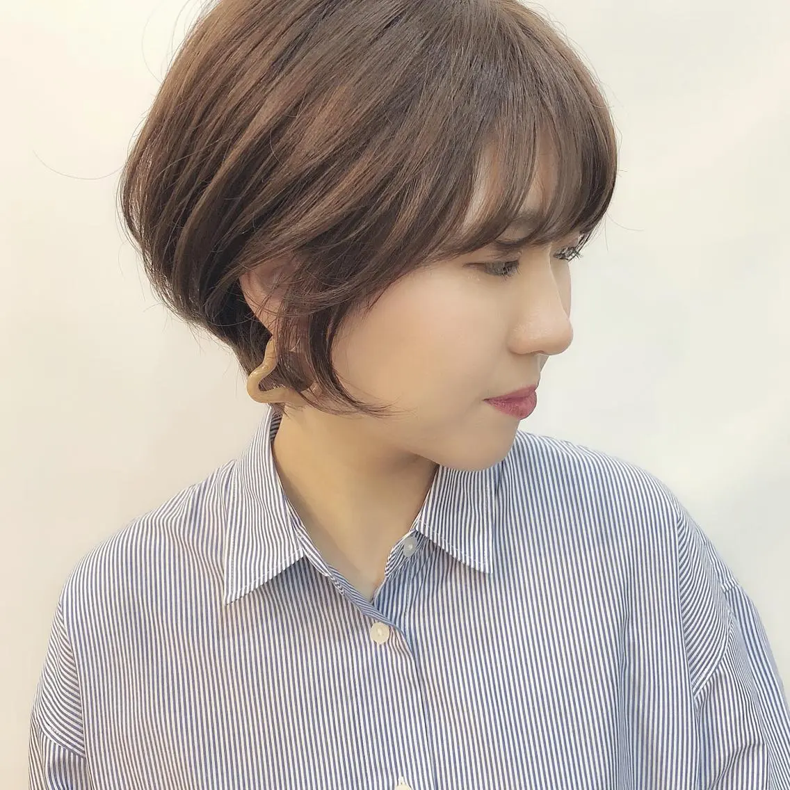 ショート 山野 稚奈のヘアスタイル