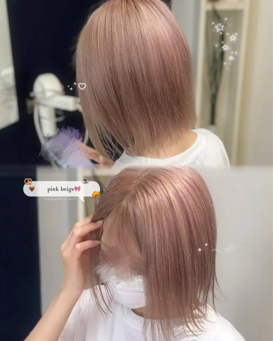 ショート カラー 🩵 honoka🩵のヘアスタイル