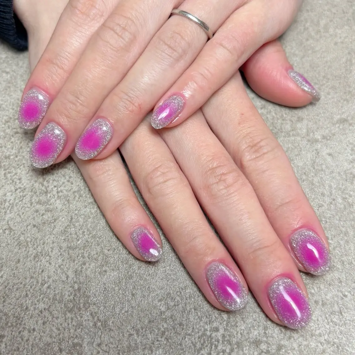 ネイル チークネイル フラッシュネイル nailroom DIASOMNIAのネイルデザイン