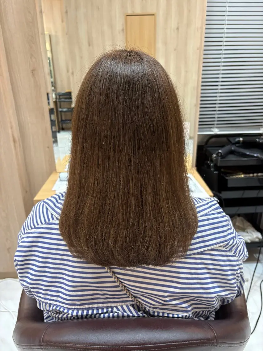 カラー イルミナカラー オレンジ 喜多 智規のヘアスタイル