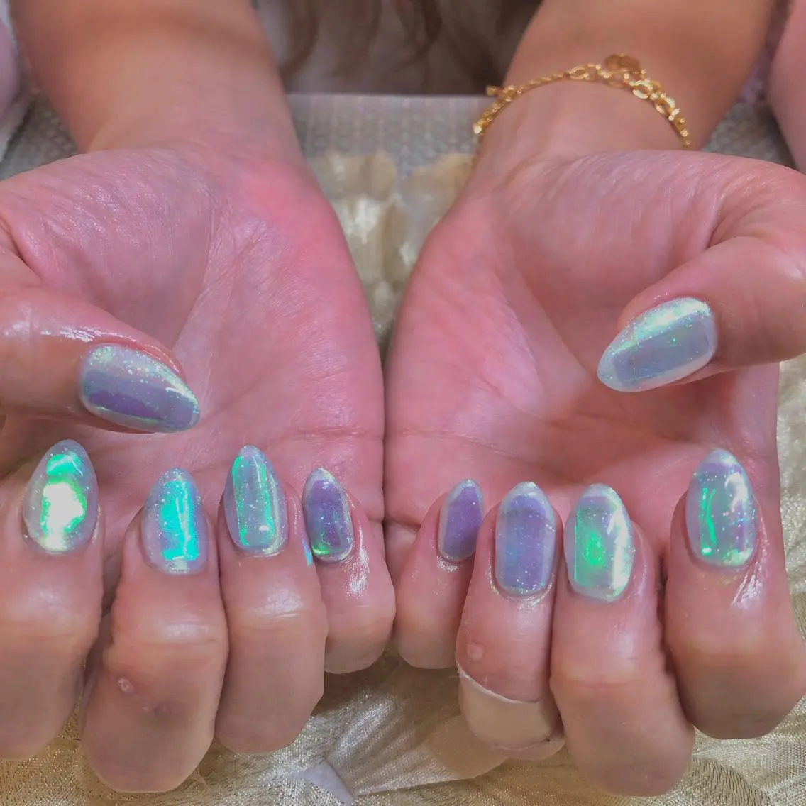 ネイル 氷ネイル・うるうるネイル J terrace Nailのネイルデザイン