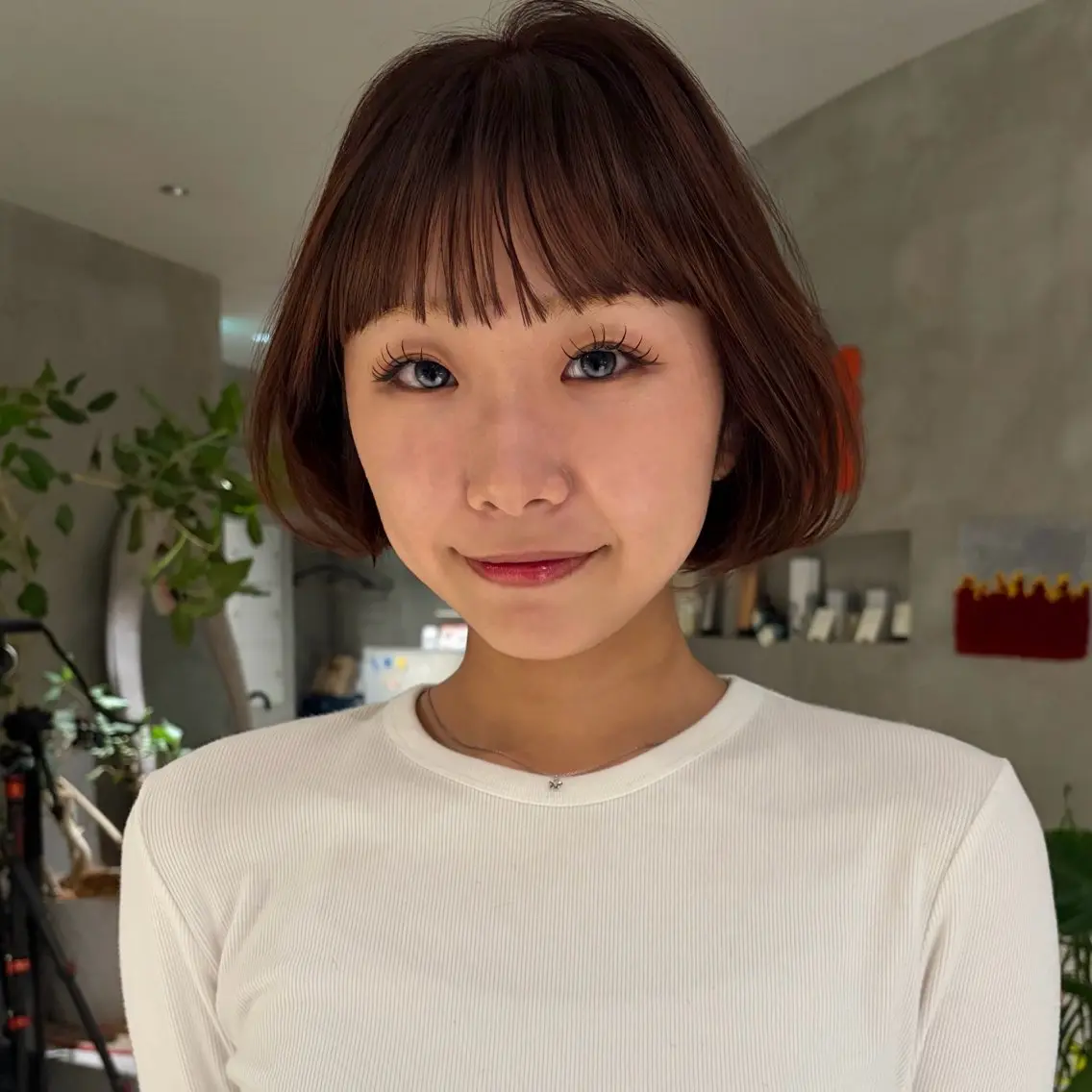 ミディアム ヘアカラー 大阪/心斎橋/堀江 /新規大募集/ちひろのヘアスタイル