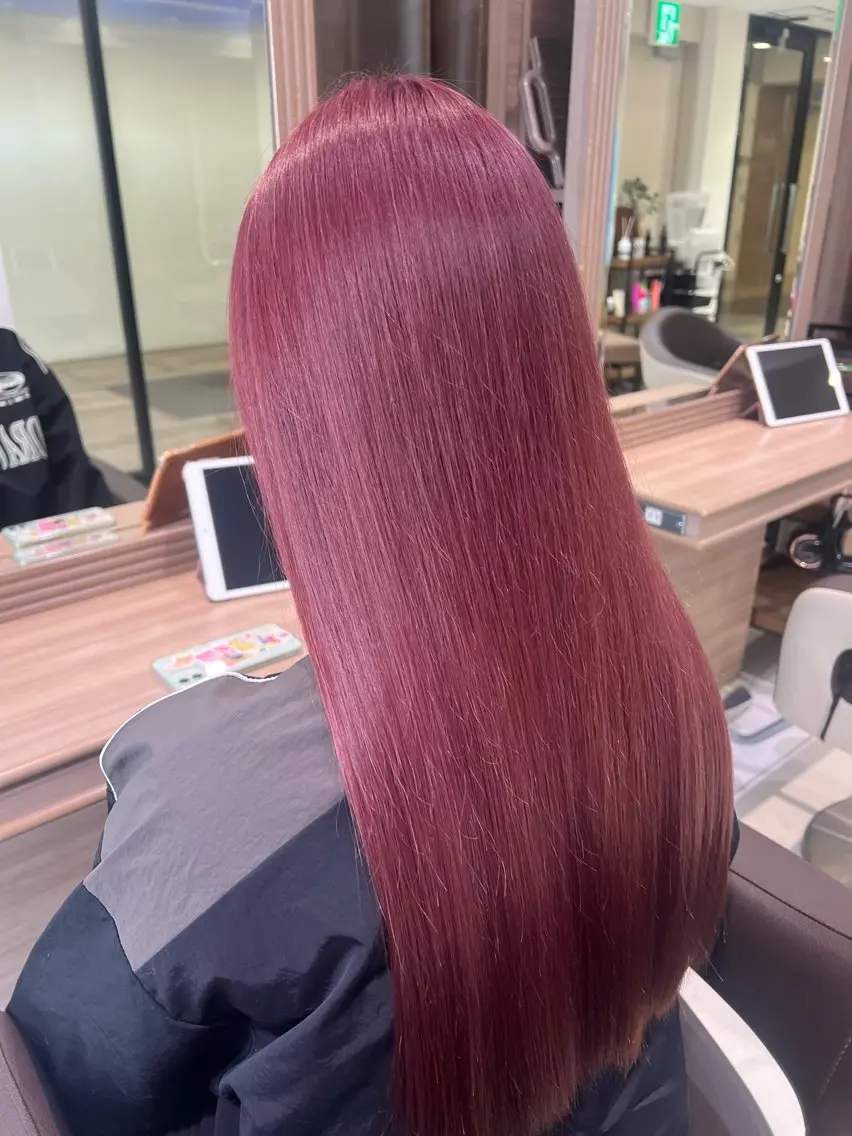 カラー ダブルカラー ヘアカラー 華澄🌸カラーモデル 縮毛モデル募集中🌸のヘアスタイル