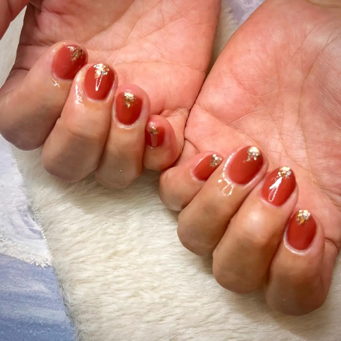 ネイル ジェルネイル ハート キラキラネイル ミラーネイル ネイビー MKY salonのネイルデザイン