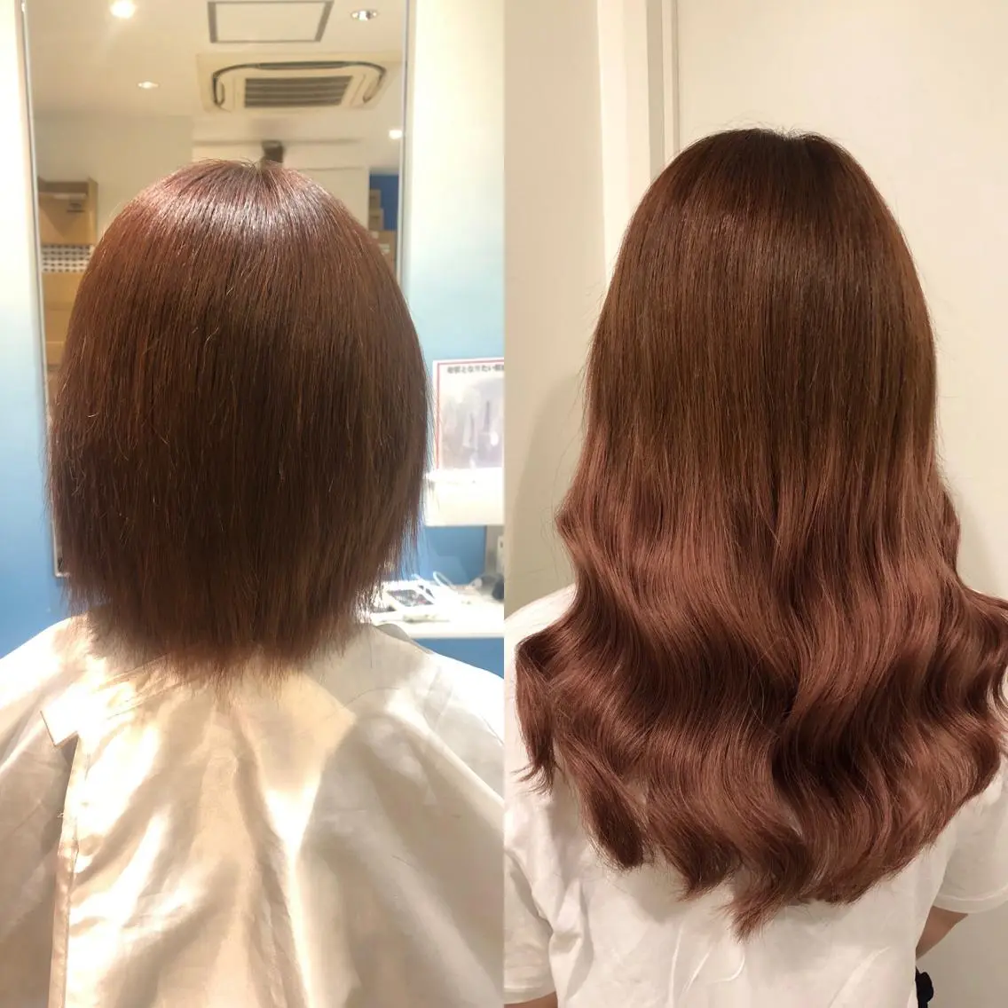 ロング カラー シールエクステ バレイヤージュ ダブルカラー グラデーションカラー ハイライトカラー 🧡艶髪/エクステ 🫧🧡YUKI❄️のヘアスタイル