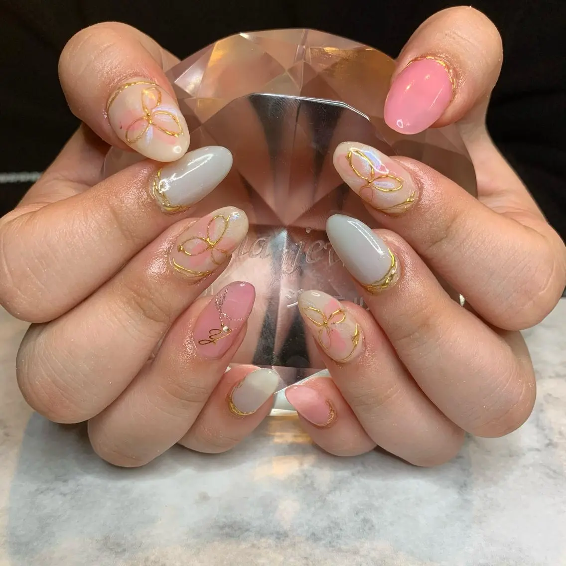 ネイル ミラーネイル ハンドネイル Adite nailのネイルデザイン