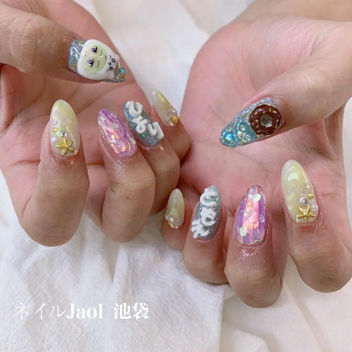 ミディアム ネイルJaol 池袋のネイルデザイン