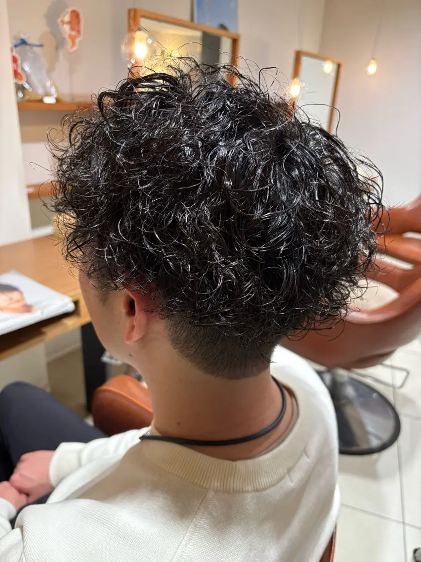 パーマ メンズ 川口 カワグチのヘアスタイル