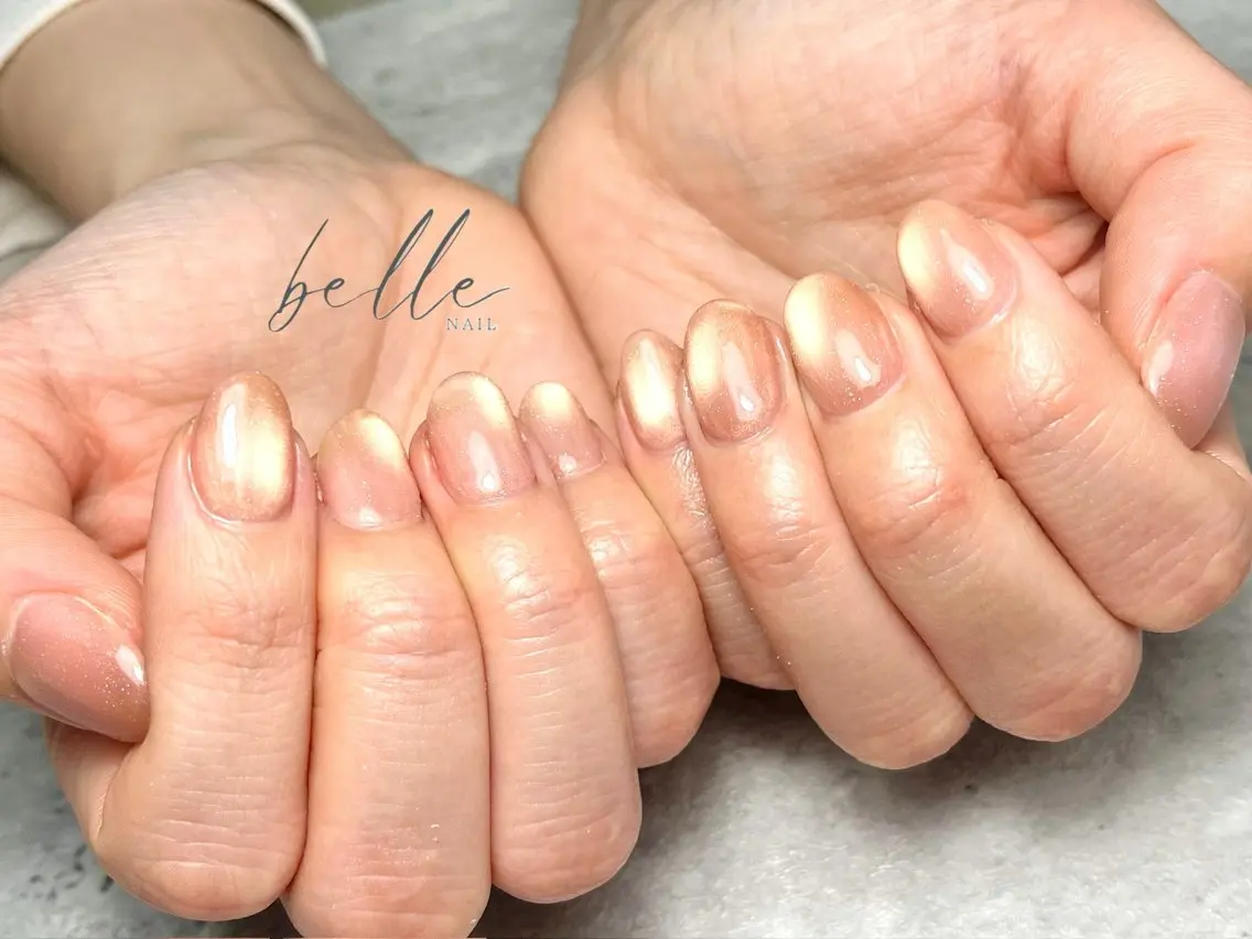 ネイル マグネットネイル ハンドネイル belle nailのネイルデザイン