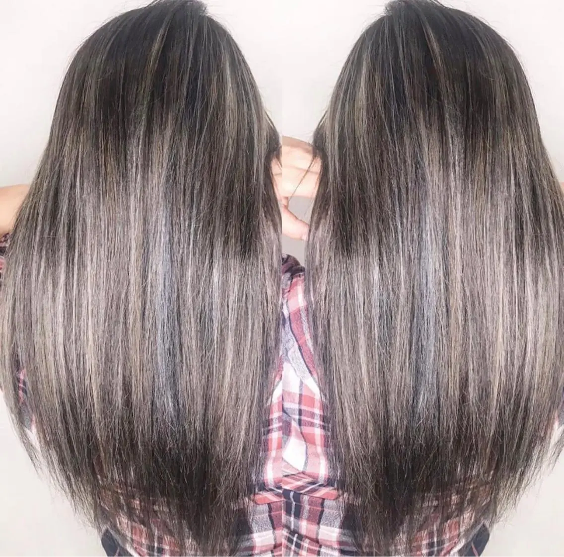 セミロング カラー 美魔女 美容師NAOのヘアスタイル