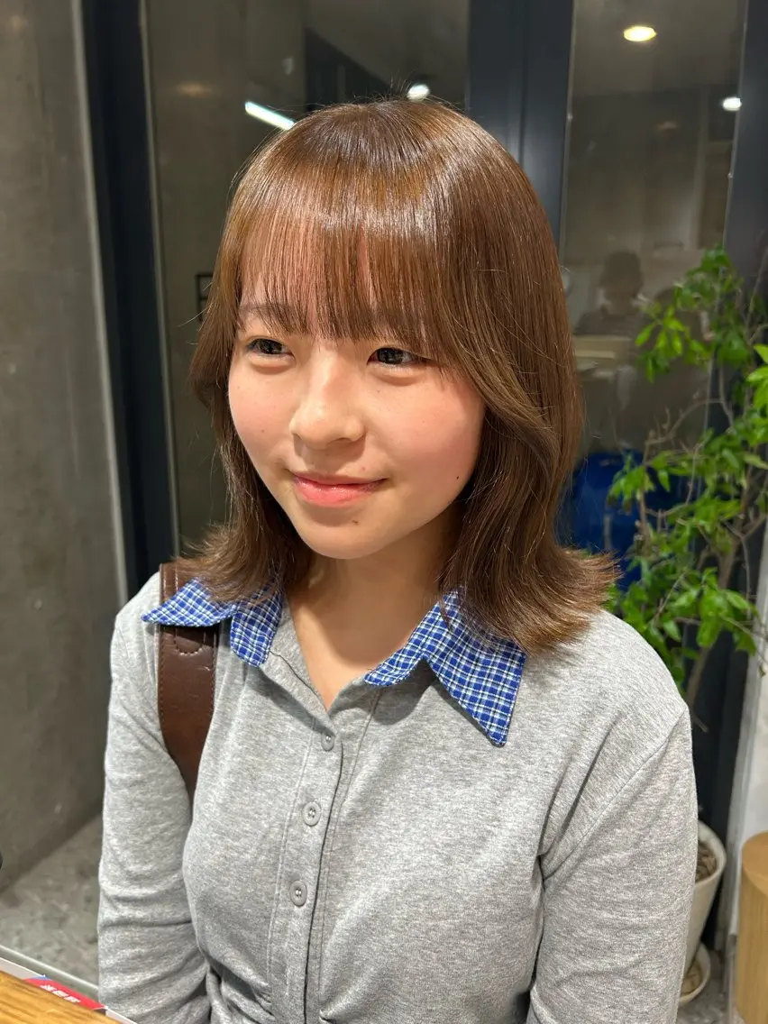 ミディアム ヘアカラー 🩰✨️ダブルカラー nanako✨️🩰のヘアスタイル