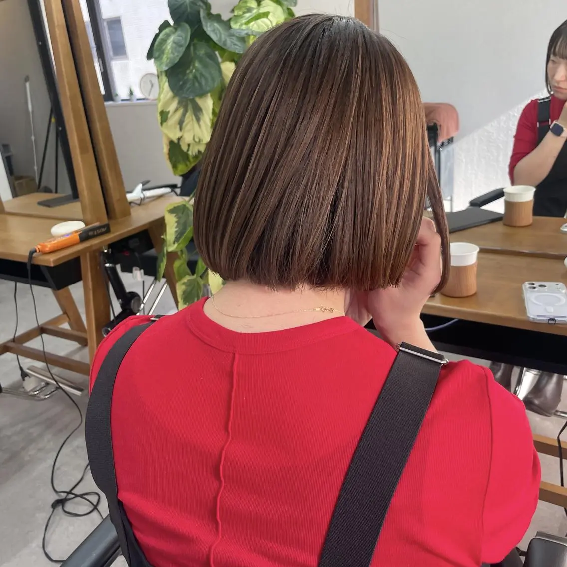 ショート カラー トリートメント 絶壁解消/横顔美人に なるカット/尾瀬和也のヘアスタイル