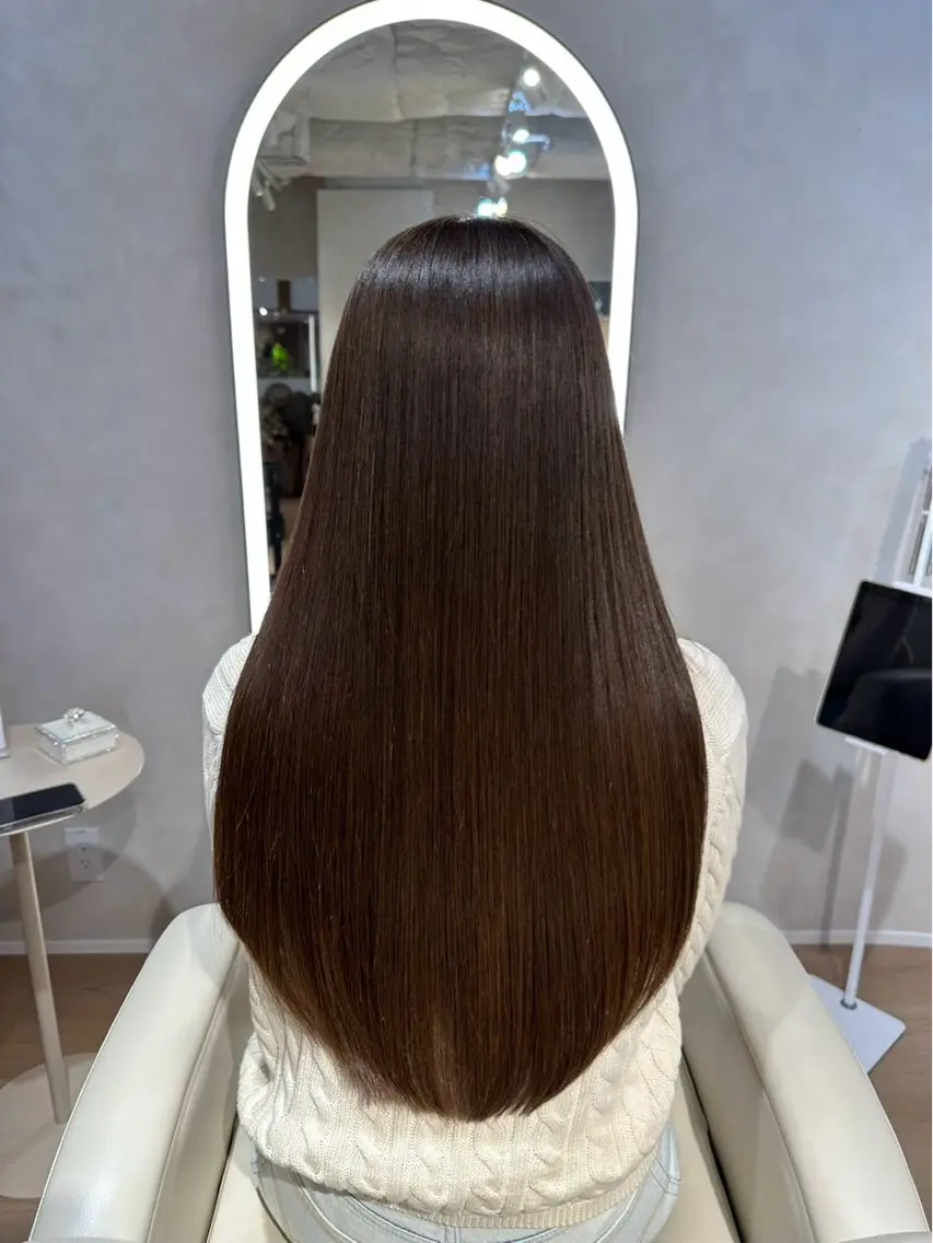 ロング 髪質改善 髪質改善ストレート ✂️前田龍之介のヘアスタイル