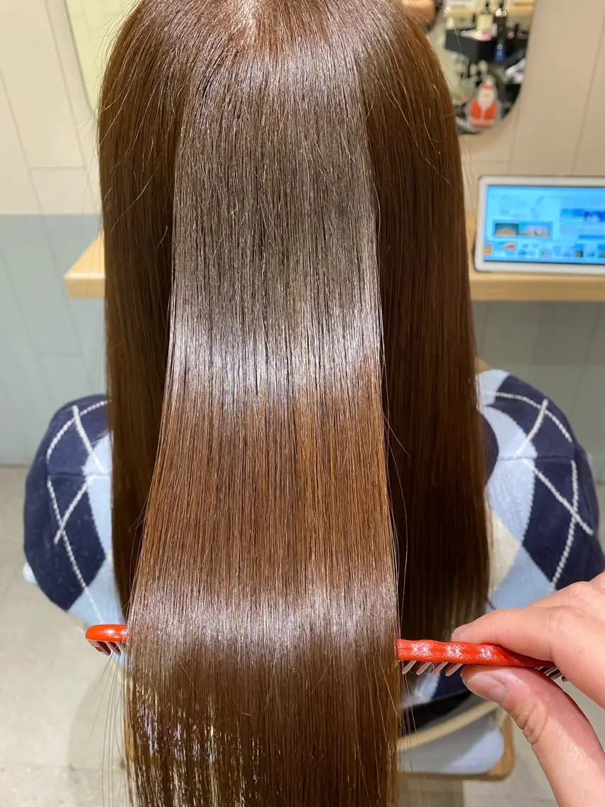 ロング カラー 髪質改善 メンズパーマ・ カット モリヤ🌺のヘアスタイル