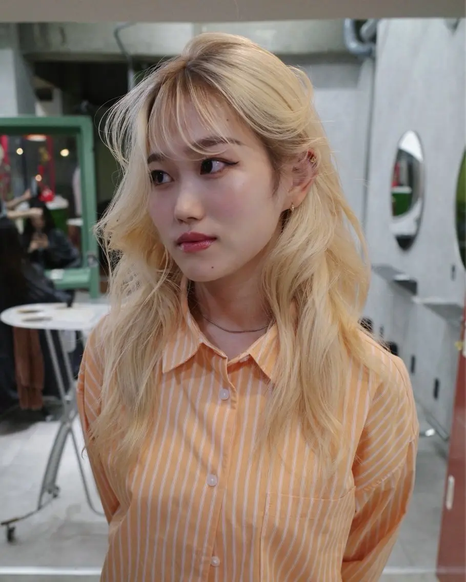 💛人気No2💛ブリーチ(リタッチ可) ✖️カラー✖️トリートメント 渋谷/韓国/ハイトーンの写真