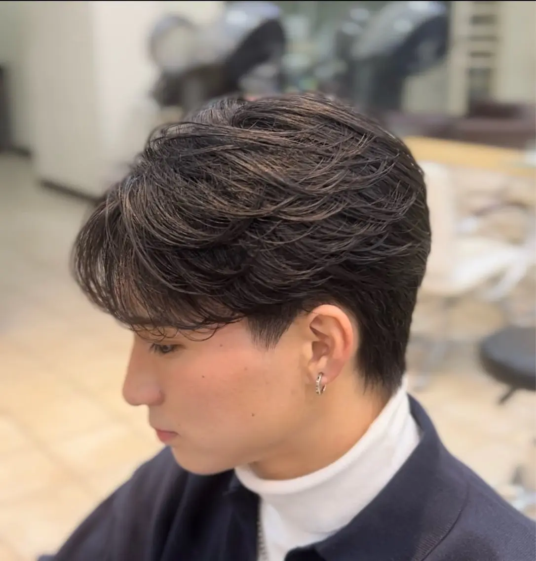 【癖毛で毛流れセンターパート諦めてた方必見！】💇5月新規限定価格カット＋曲がる縮毛矯正（毛流れ縮毛矯正）¥17000の写真