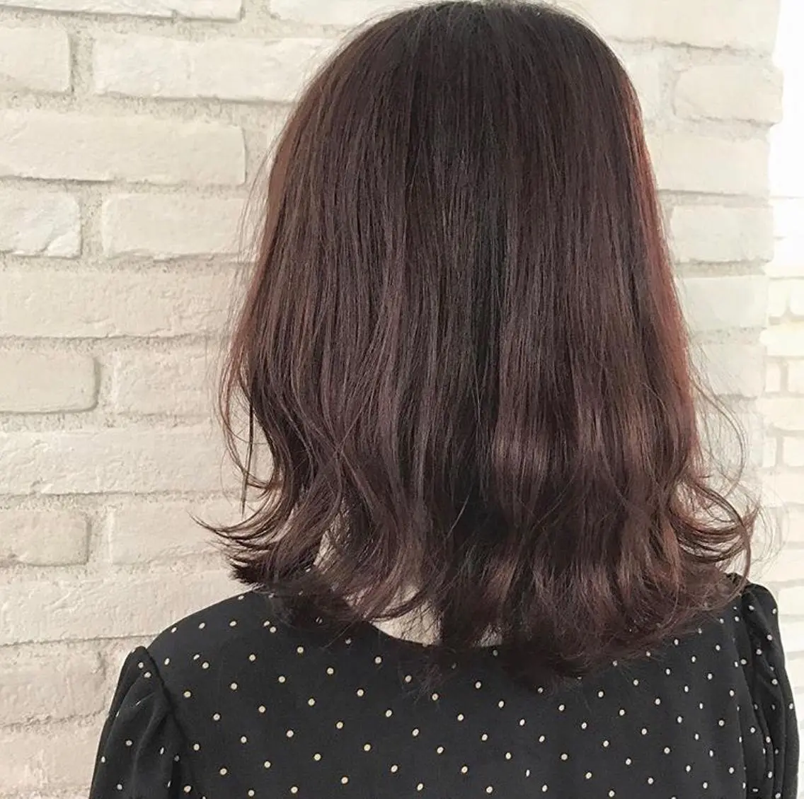 ミディアム 顔周りカット 伊 杏のヘアスタイル