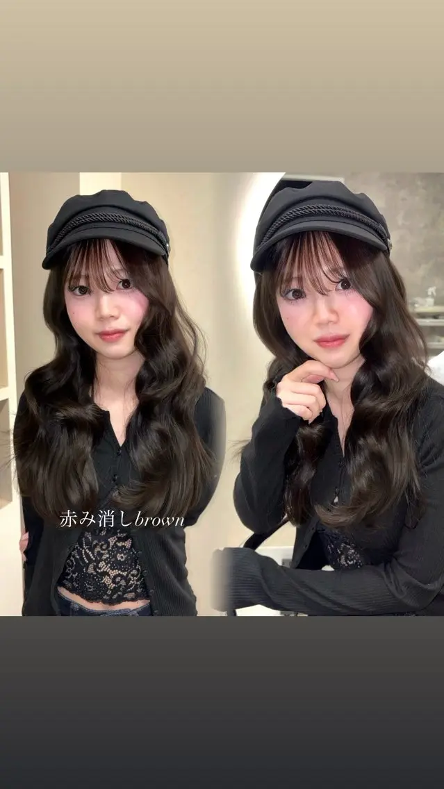 ロング カラー ブラウンカラー 透明感カラー 韓国風ヘア ヘアカラー トリートメント 透明感カラー🛋 髪質改善/さやかのヘアスタイル