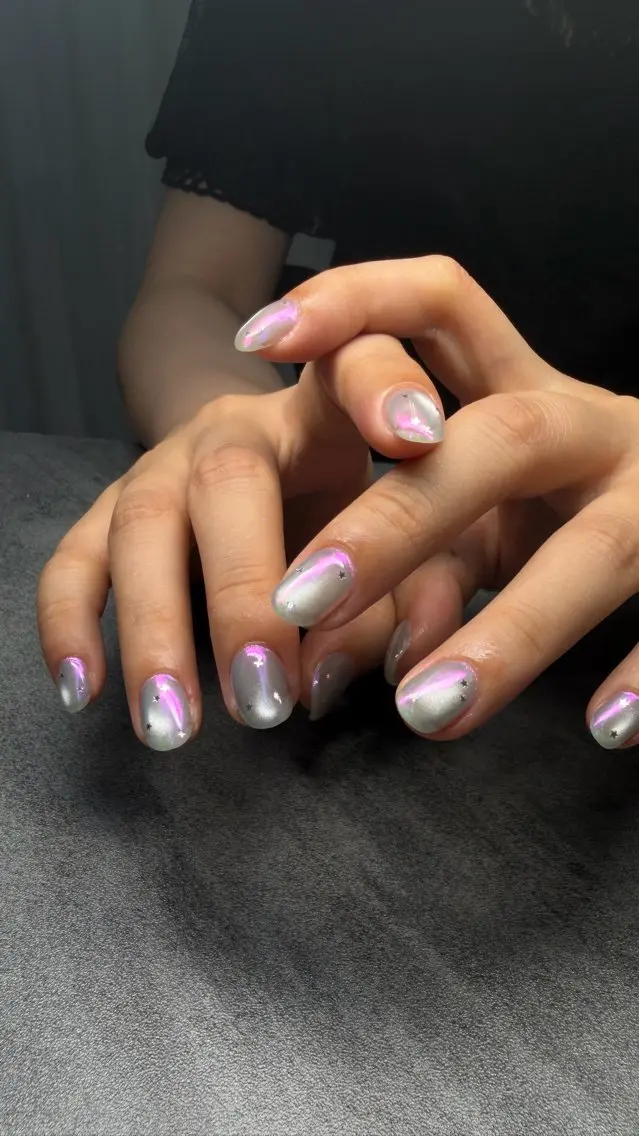 ネイル オーロラネイル ハンドネイル Ann nailのネイルデザイン