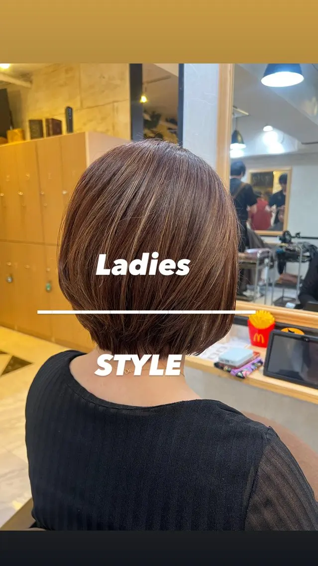 ショート カラー カット ヘアカラー トリートメント 大人デザイン 🍃MORIKA🍃のヘアスタイル