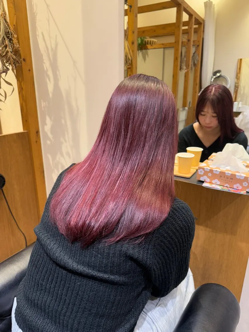 ロング カラー 🤍江坂 ハヤシアヤナ🤍のヘアスタイル