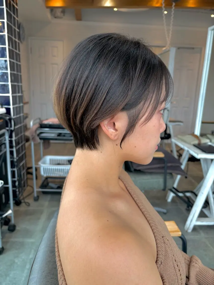 ショート ショートヘア カット トリートメント 🍃ボブ&ショート 特化🍃髪質改善🍃のヘアスタイル