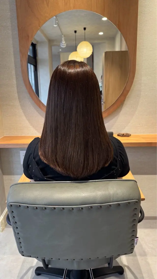 ミディアム 【無料🌷カット モデル】のヘアスタイル