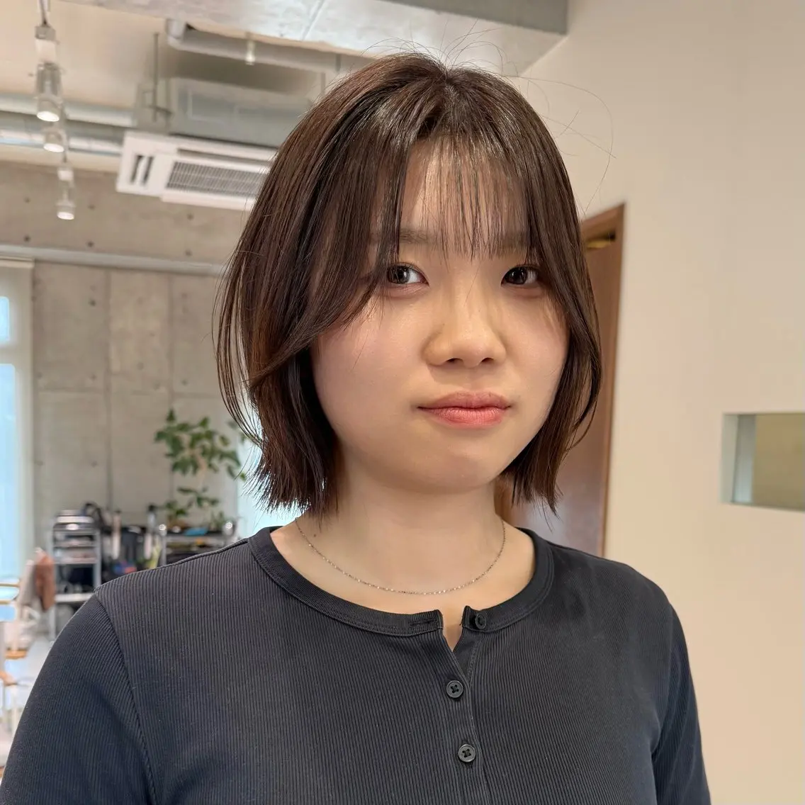 ショート ボブ くびれヘア カット ヘアカラー トリートメント レイヤーカット/ボブ /春日井🍏鵜飼元喜のヘアスタイル
