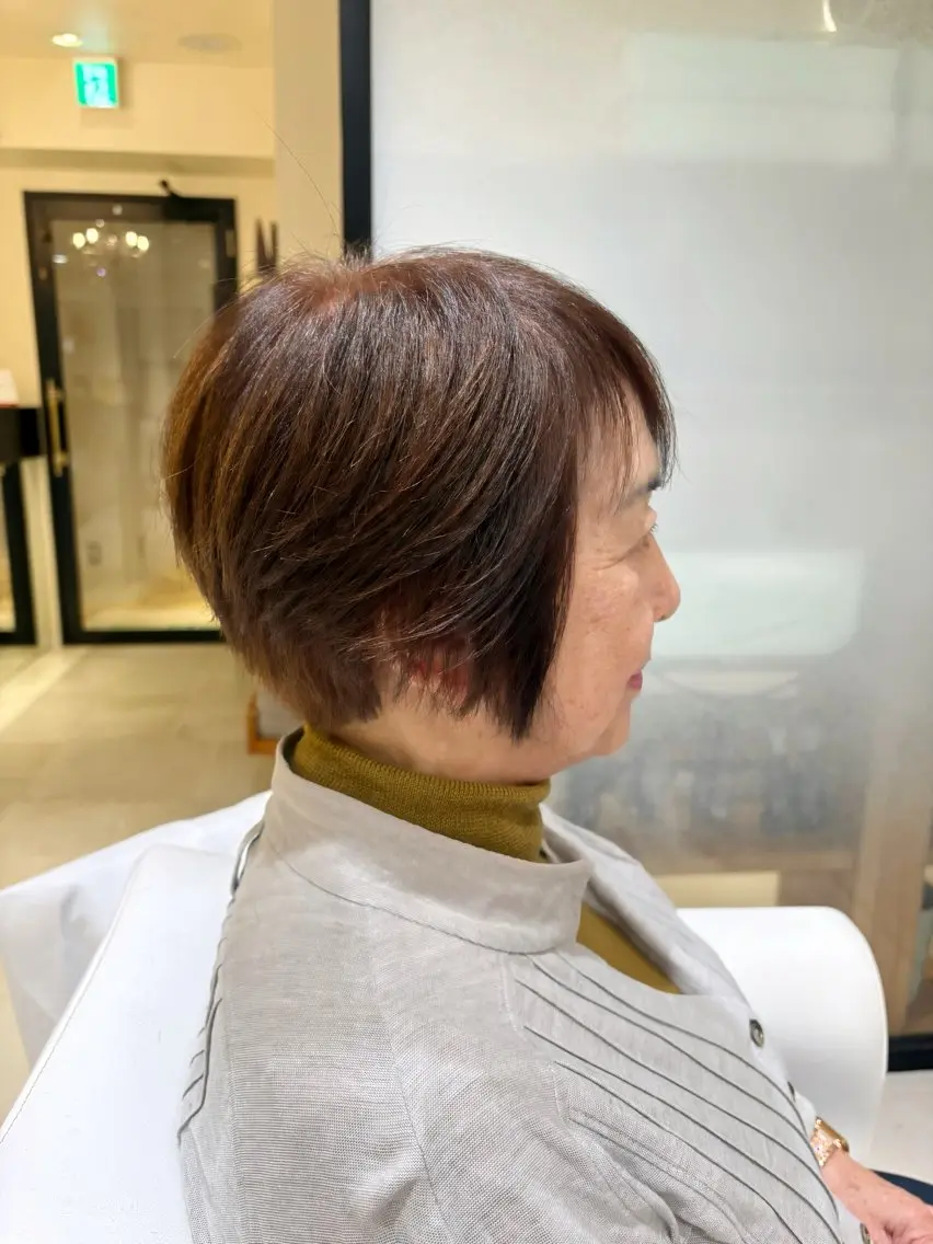ショート ショートヘア カット 西田 莉花のヘアスタイル