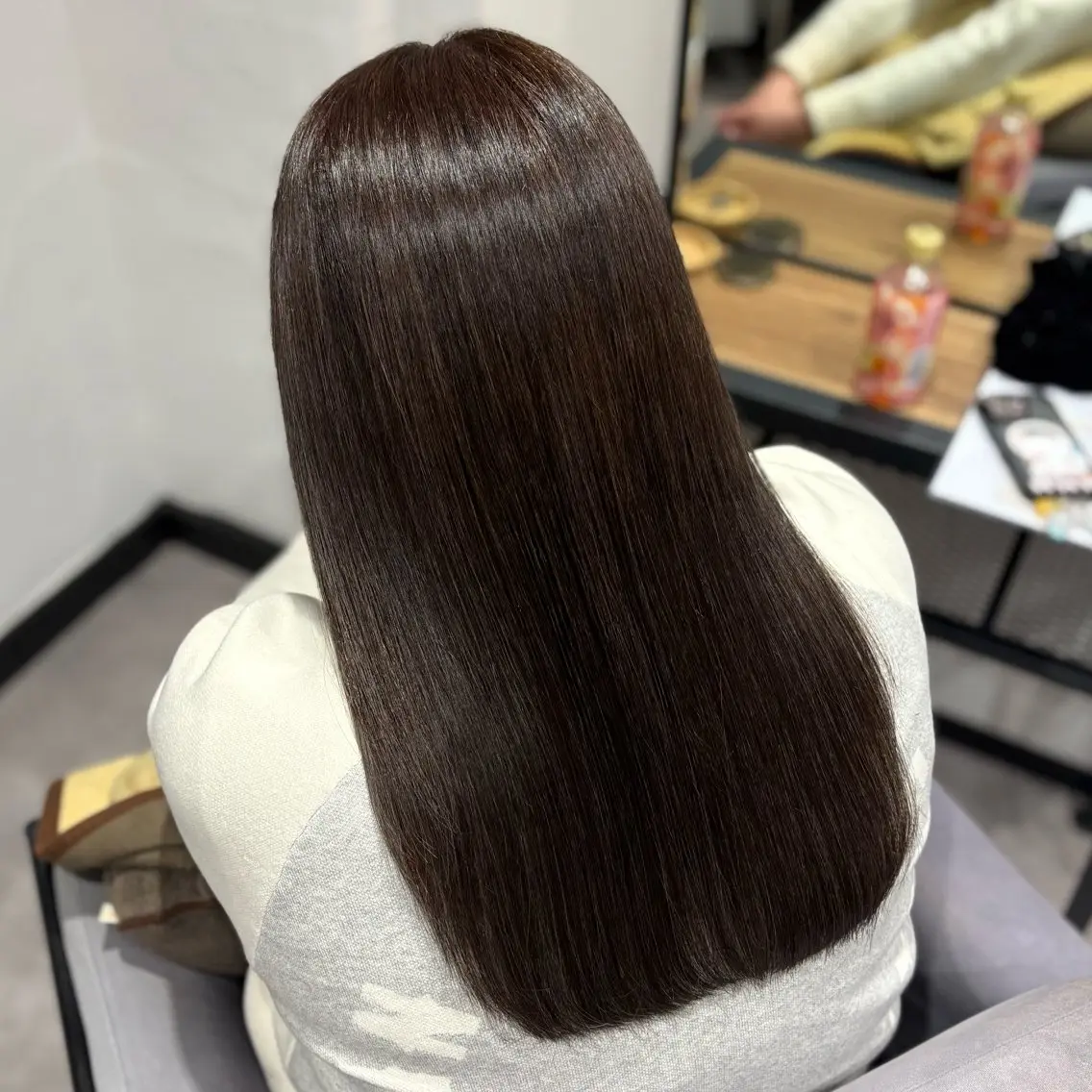 ロング 縮毛矯正 rion🌛 /都島/透明感カラーのヘアスタイル