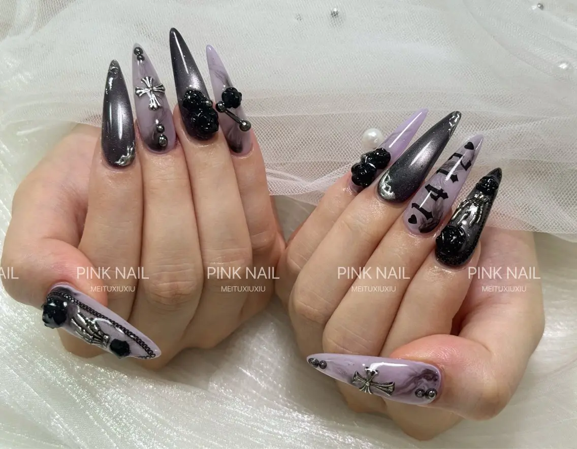 ネイル ハンドネイル pink nailのその他イメージ
