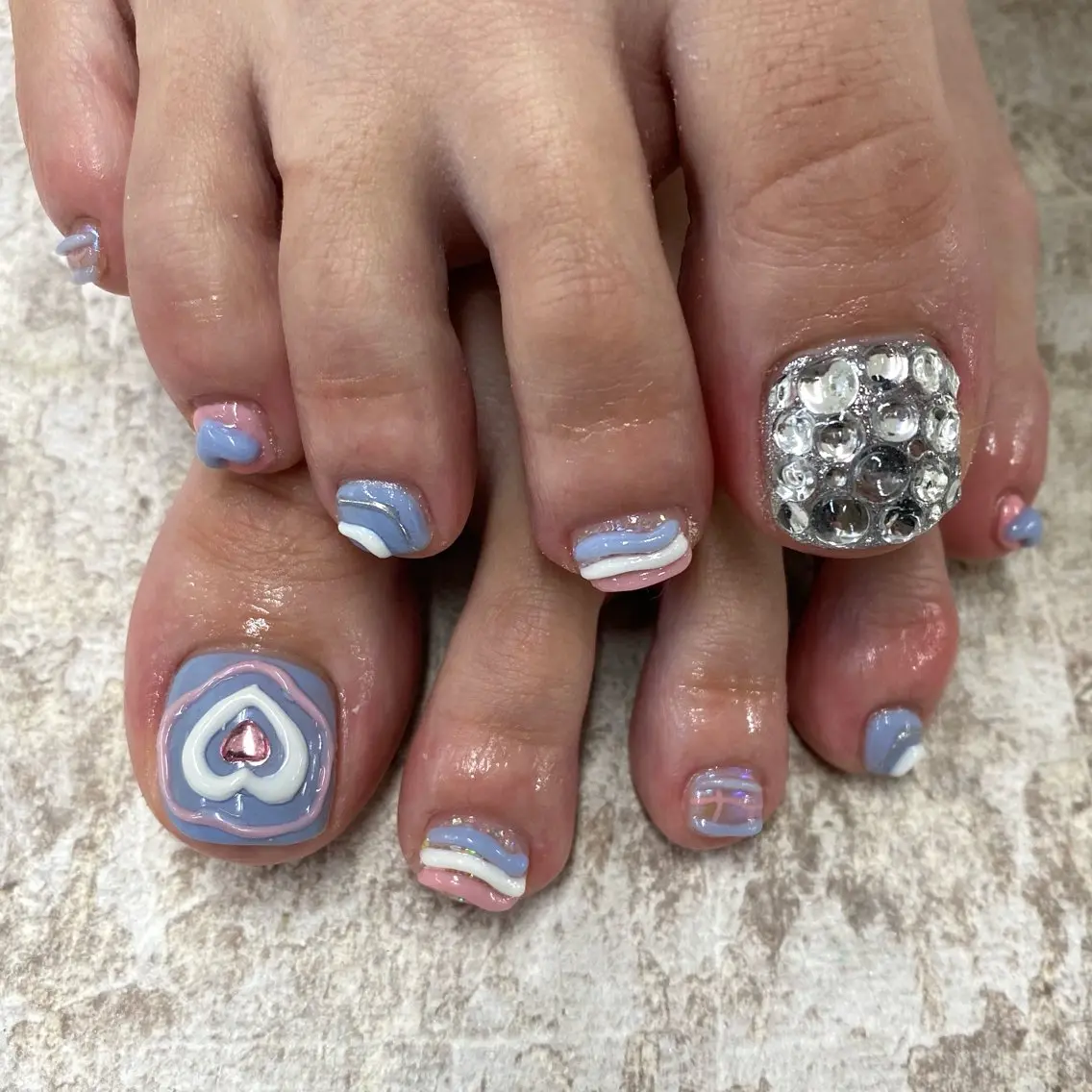 【ネイル︎★フットやり放題】90分デザインやり放題💅🏻の写真