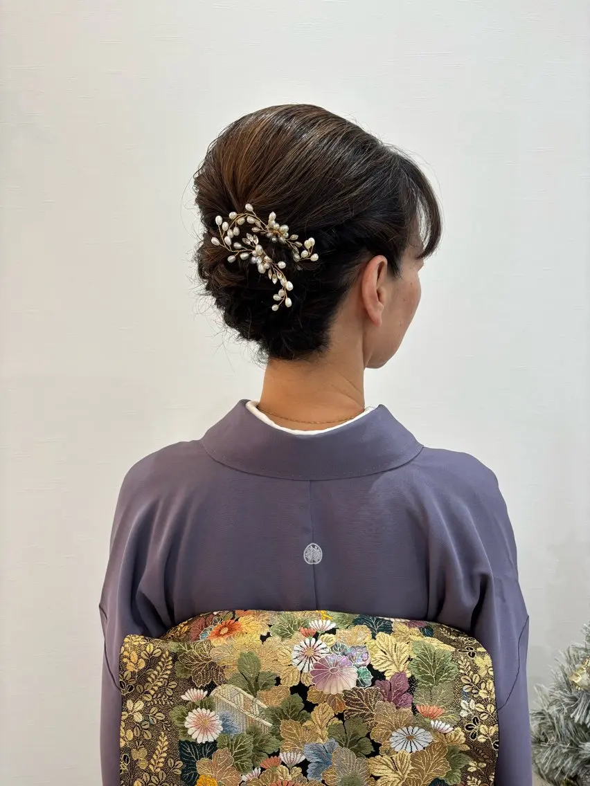 ヘアアレンジ ツノガイ エリのヘアスタイル