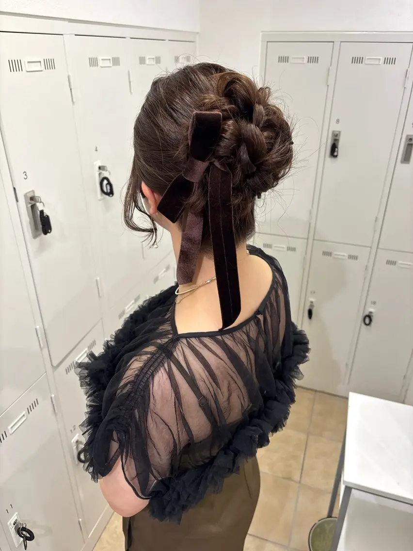 ヘアアレンジ ヘアセット 西山梨々【5/1〜 復帰致します🌼】のヘアスタイル