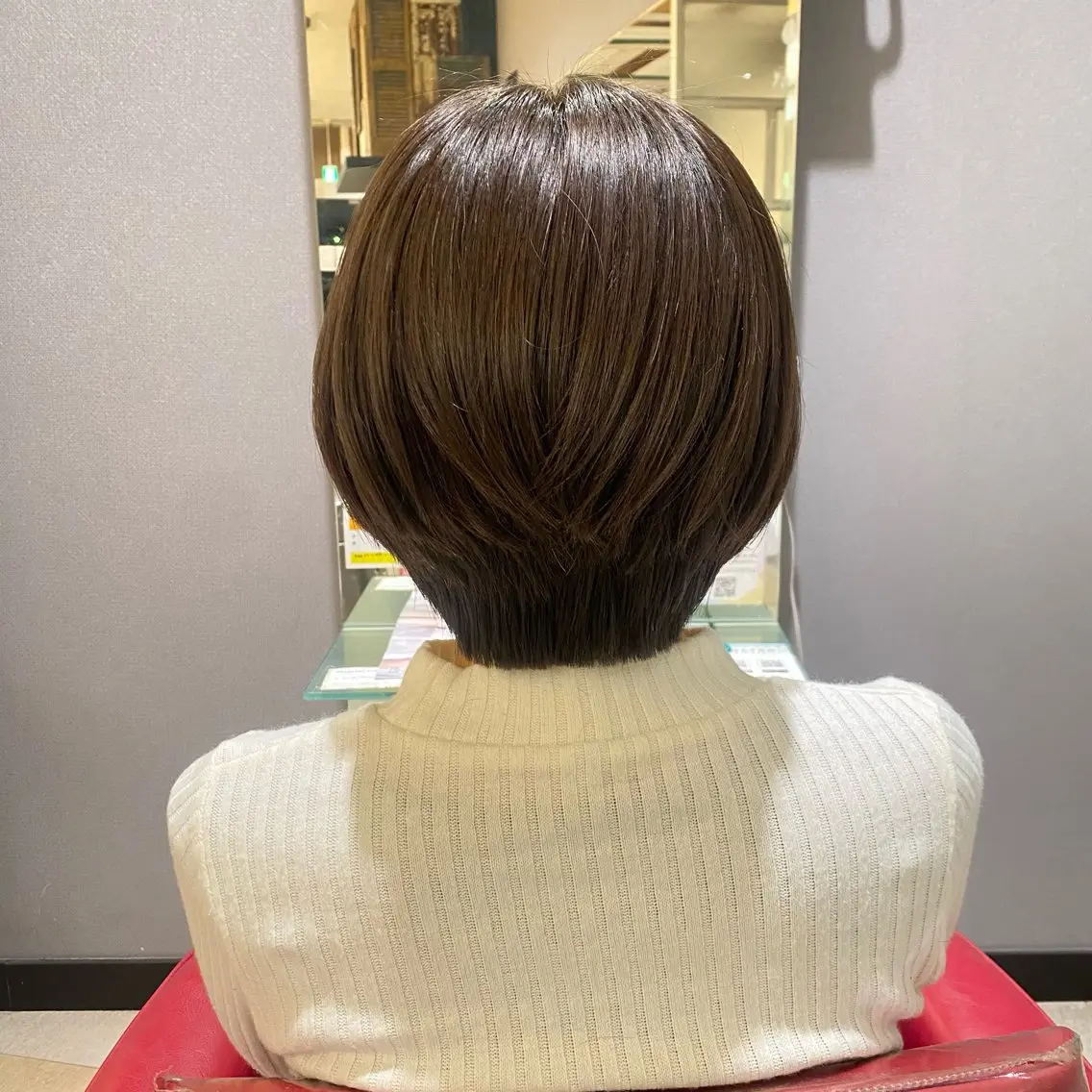ショート くびれヘア ショートヘア 牧 ゆりか𓋈のヘアスタイル