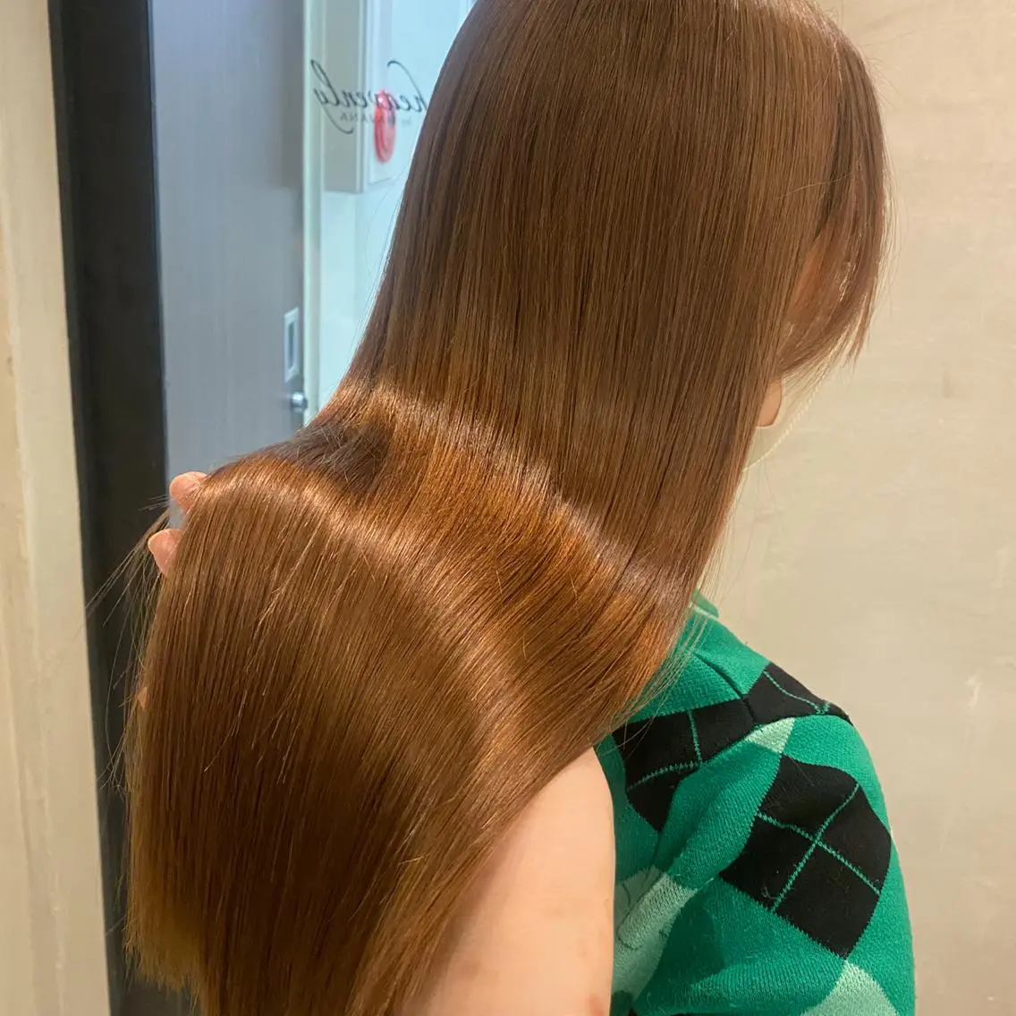ロング カット ヘアカラー トリートメント 新宿/顔周りカット +レイヤー=しずく♩のヘアスタイル