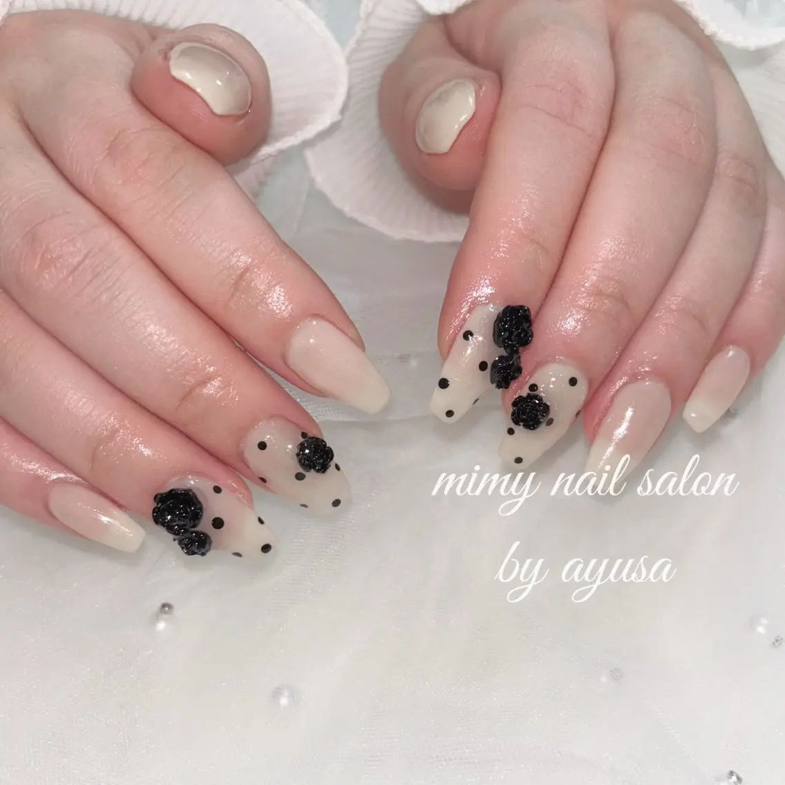 ネイル ドット ハンドネイル mimy ayusaのネイルデザイン